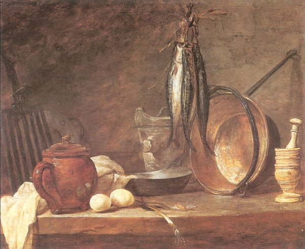 Still life: Fast Day Menu, 1731