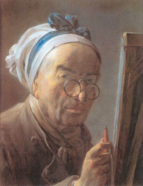 Self-Portrait with an Easel