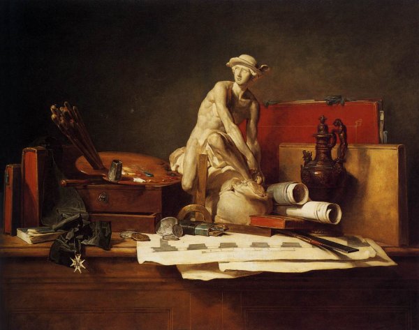 Still Life with the Attributes of the Arts, 1766