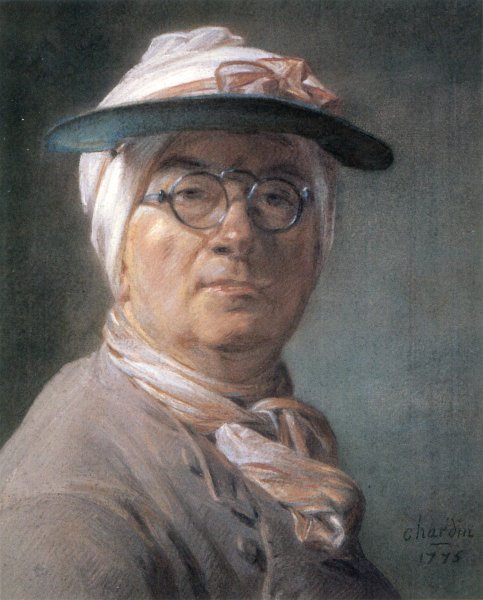 Self-portrait with glasses